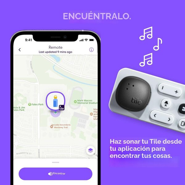 Tile by Life360 Essentials - Rastreadores Bluetooth y localizadores de artículos para llaves, carteras, controles remotos y más Encuentra fácilmente todas tus cosas. Compatible con iOS y Android - Imagen 3