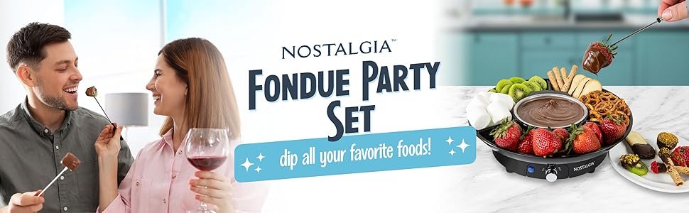 Conjunto de fiesta de fondue