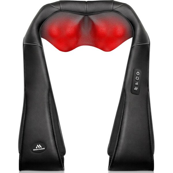 Masajeador de hombros con calor para cuello y espalda, eléctrico, masaje para cuello, espalda, hombro, cintura, pie, masaje completo Shiatsu, regalo de relajación para él, ella, amigo, padre, mamá - Imagen 19