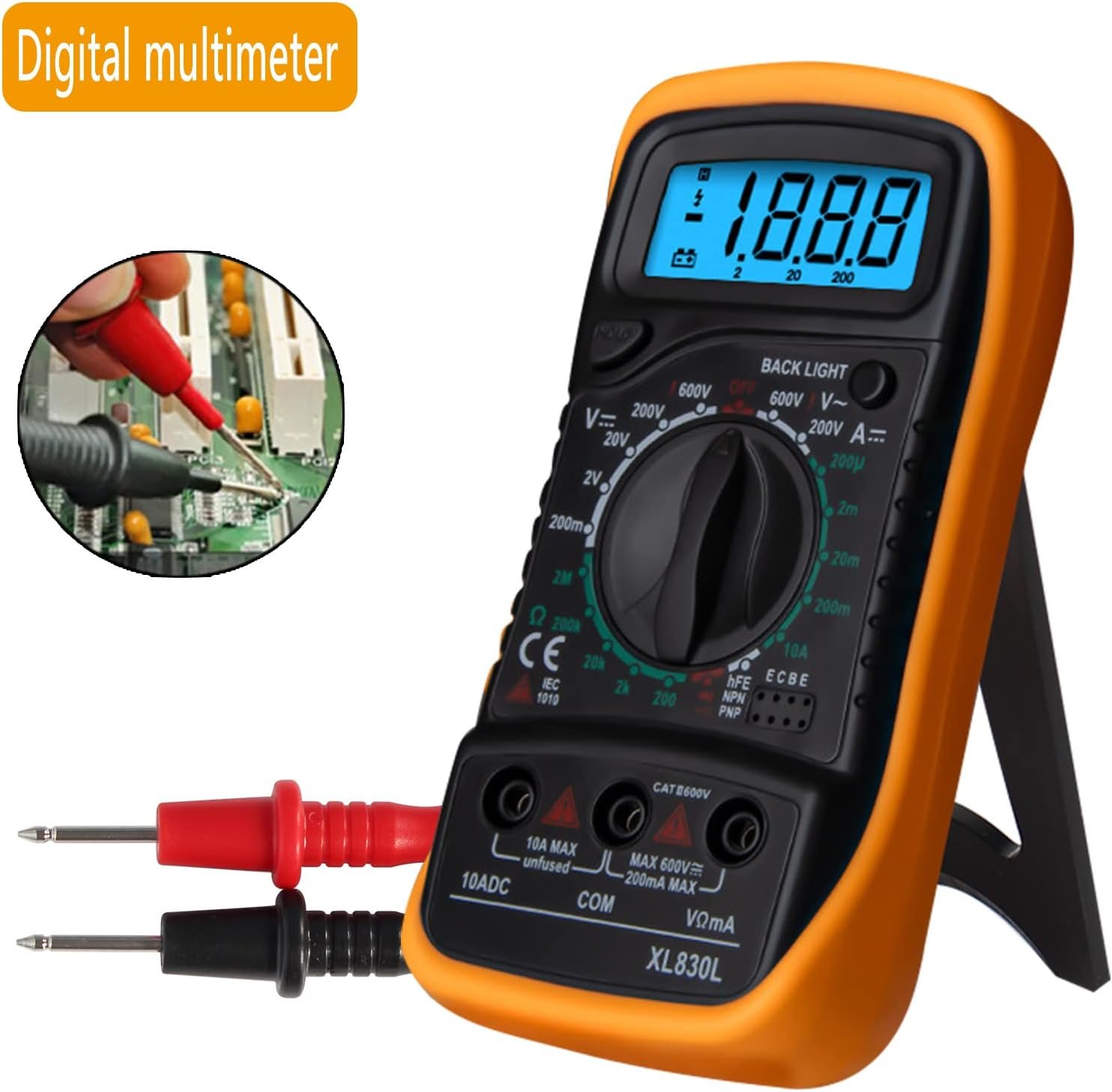 Kit de soldador, pistola de soldadura digital LCD de 80 W con control de temperatura ajustable y diseño termostático de cerámica de calentamiento rápido - Imagen 4