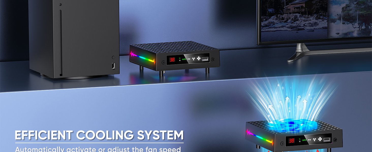 Efficient cooling system for Xbox Series X