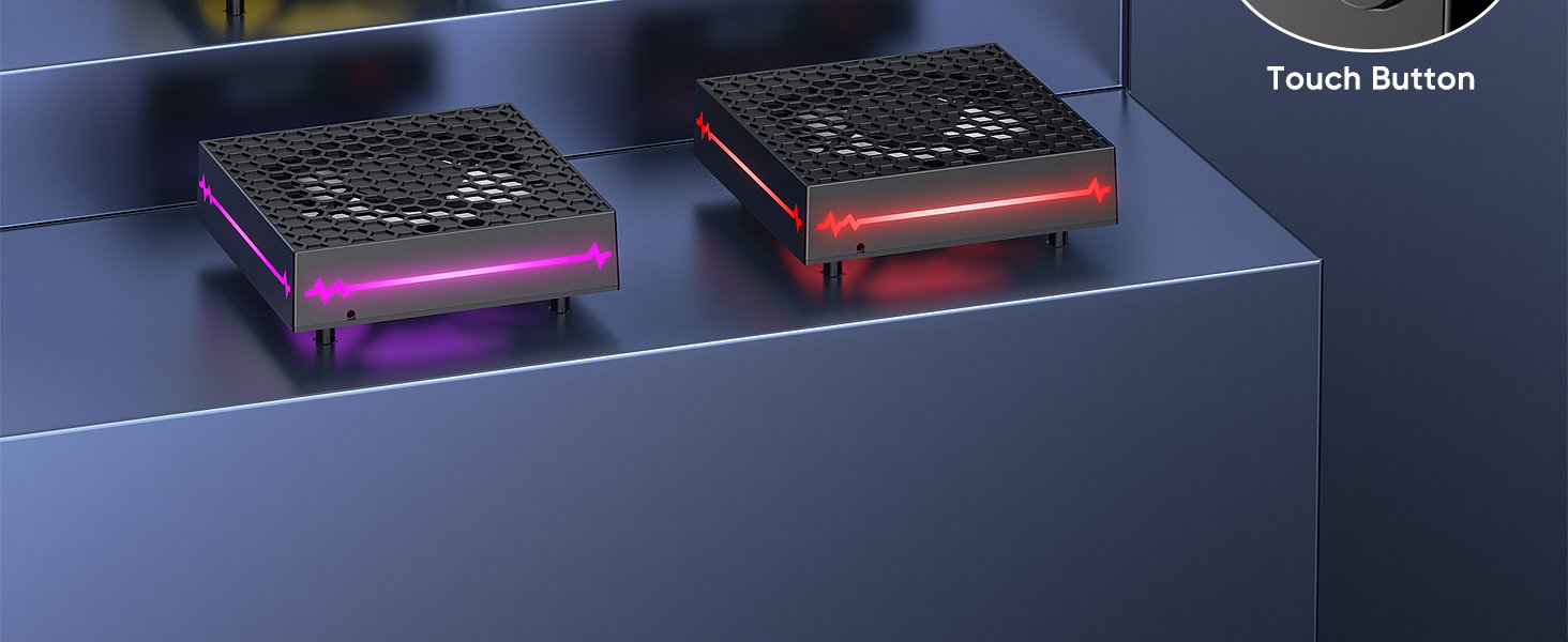 9 RGB Light modes for you to choose - 2 dynamic+7 static