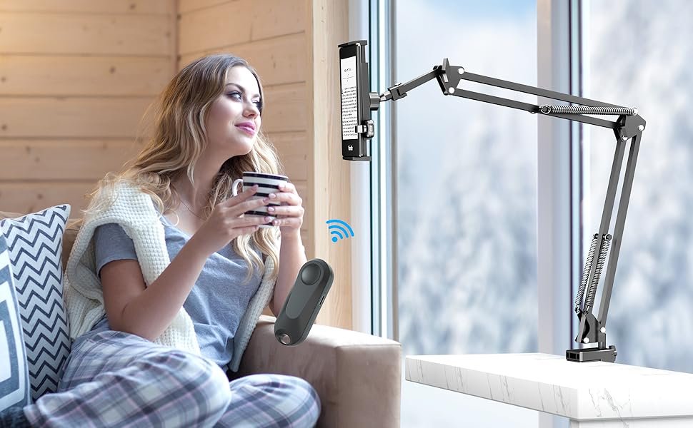 soporte kindle con mando a distancia
