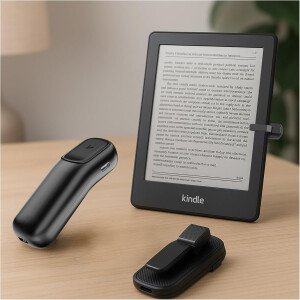 Turner de página de control remoto para lector de libros electrónicos, Turner de página de accesorios para libros electrónicos y control remoto bodegón fotografía para teléfonos móviles