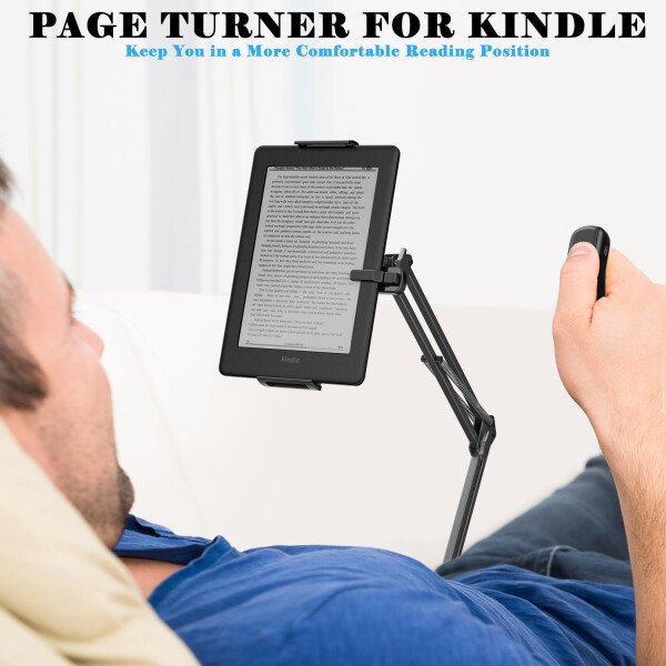 Turner de página de control remoto para lector de libros electrónicos, Turner de página de accesorios para libros electrónicos y control remoto bodegón fotografía para teléfonos móviles - Imagen 7