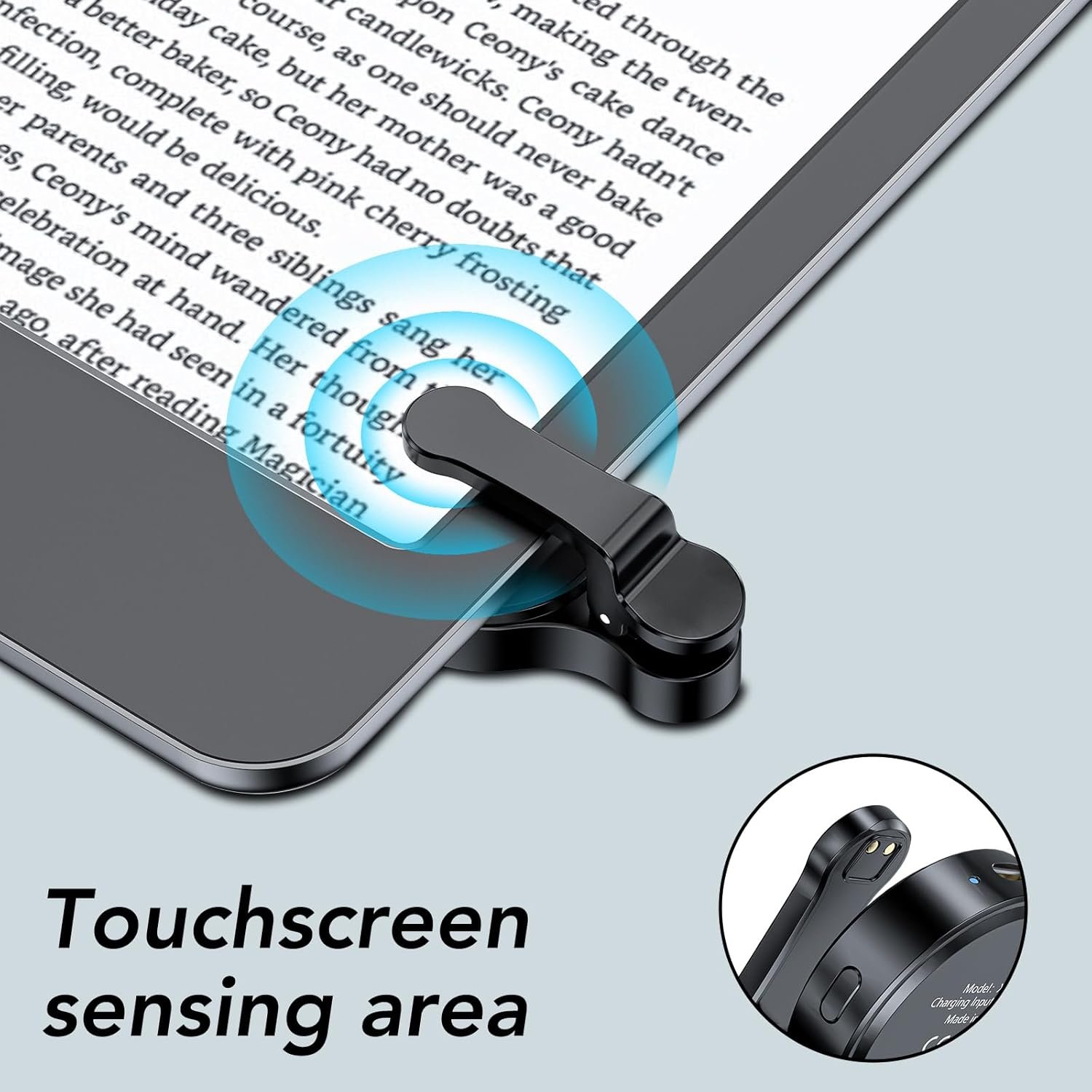 Girador de páginas con control remoto para lectores electrónicos Kindle Paperwhite Oasis Kobo, accesorios Kindle Clicker para iPhone, iPad, tabletas Android, novelas de lectura, grabación de video y - Imagen 38