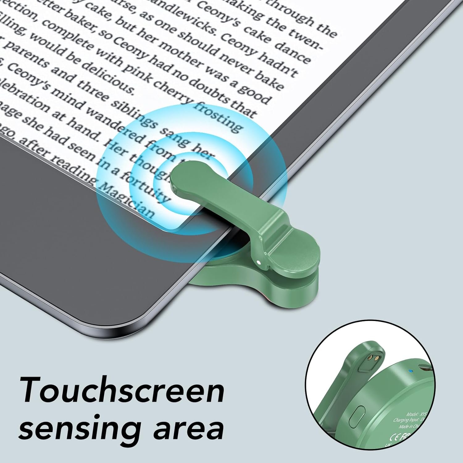 Girador de páginas con control remoto para lectores electrónicos Kindle Paperwhite Oasis Kobo, accesorios Kindle Clicker para iPhone, iPad, tabletas Android, novelas de lectura, grabación de video y - Imagen 51