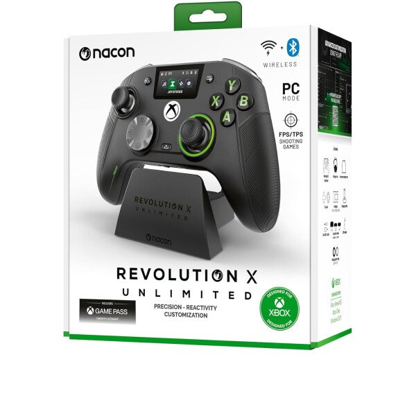 NACON Revolution X Unlimited Advanced Precision Controller Officially Licensed for Xbox Series X | S, Xbox One, Windows 10/11 PC & Android - Wired and Wireless - Charging Station - Imagen 12