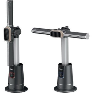 Shark TurboBlade Cool + Heat - Ventilador de torre ultra personalizable sin aspas + calentador, pivotes, giros, oscila hasta 180°, refrigeración potente + calefacción rápida de habitación, control