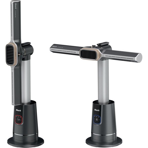 Shark TurboBlade Cool + Heat - Ventilador de torre ultra personalizable sin aspas + calentador, pivotes, giros, oscila hasta 180°, refrigeración potente + calefacción rápida de habitación, control