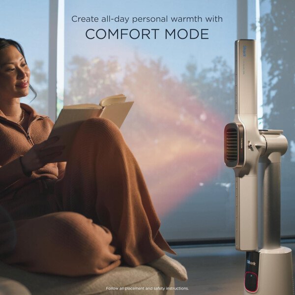 Shark TurboBlade Cool + Heat - Ventilador de torre ultra personalizable sin aspas + calentador, pivotes, giros, oscila hasta 180°, refrigeración potente + calefacción rápida de habitación, control - Imagen 20