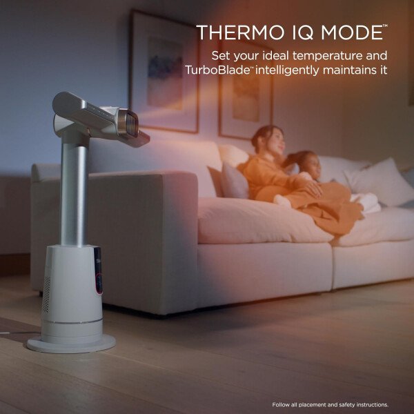 Shark TurboBlade Cool + Heat - Ventilador de torre ultra personalizable sin aspas + calentador, pivotes, giros, oscila hasta 180°, refrigeración potente + calefacción rápida de habitación, control - Imagen 22