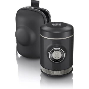 WACACO Picopresso - Cafetera portátil para café expreso con funda protectora, máquina de café especial de nivel profesional, molienda ultrafina compatible, cafetera de viaje operada manualmente