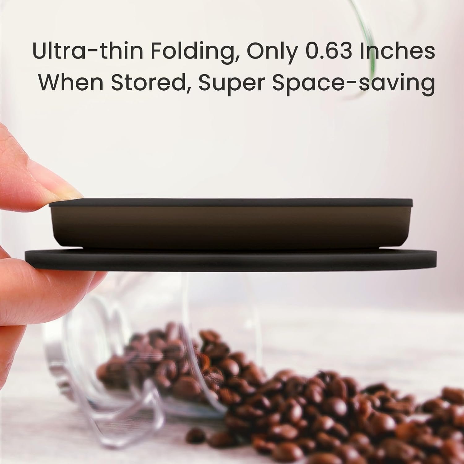 Hervidor eléctrico de viaje pequeño, hervidor eléctrico Collpasible, hervidor de té portátil + gotero plegable sin papel para verter sobre café, cafetera de viaje, taza individual (negro) - Imagen 8