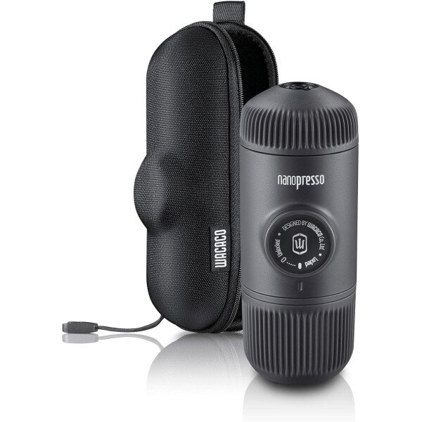 WACACO Nanopresso - Cafetera de café portátil con funda, mini cafetera de viaje, perfecta para camping, viajes y oficina (elementos azul ártico) - Imagen 16