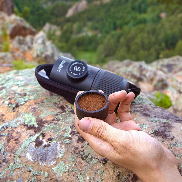 WACACO Nanopresso - Cafetera de café portátil con funda, mini cafetera de viaje, perfecta para camping, viajes y oficina (elementos azul ártico) - Imagen 17