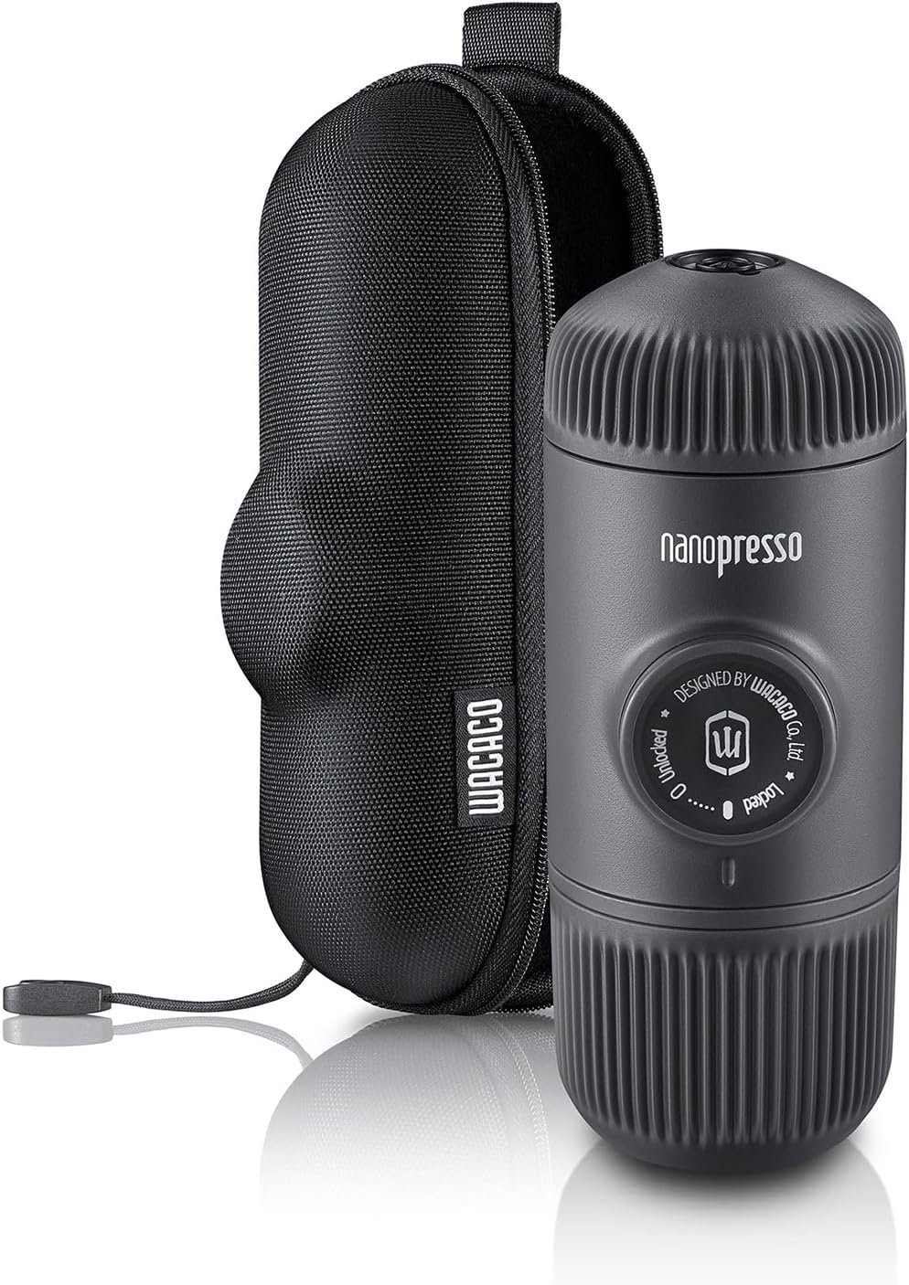 WACACO Nanopresso - Cafetera de café portátil con funda, mini cafetera de viaje, perfecta para camping, viajes y oficina (elementos azul ártico) - Imagen 20