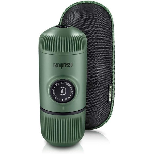 WACACO Nanopresso - Cafetera de café portátil con funda, mini cafetera de viaje, perfecta para camping, viajes y oficina (elementos azul ártico) - Imagen 24