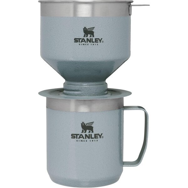 Stanley Perfect Brew - Juego de taza de campamento de 12 onzas con tapa incluida, cafetera de goteo con filtro reutilizable, acero inoxidable aislado sin BPA, color crema brillante - Imagen 39