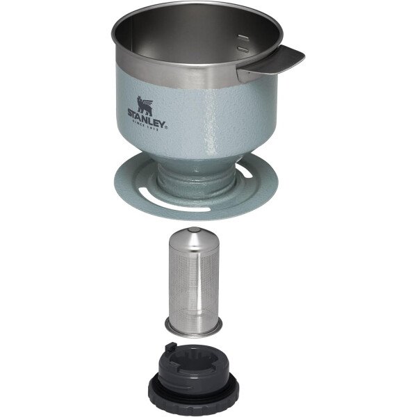 Stanley Perfect Brew - Juego de taza de campamento de 12 onzas con tapa incluida, cafetera de goteo con filtro reutilizable, acero inoxidable aislado sin BPA, color crema brillante - Imagen 41