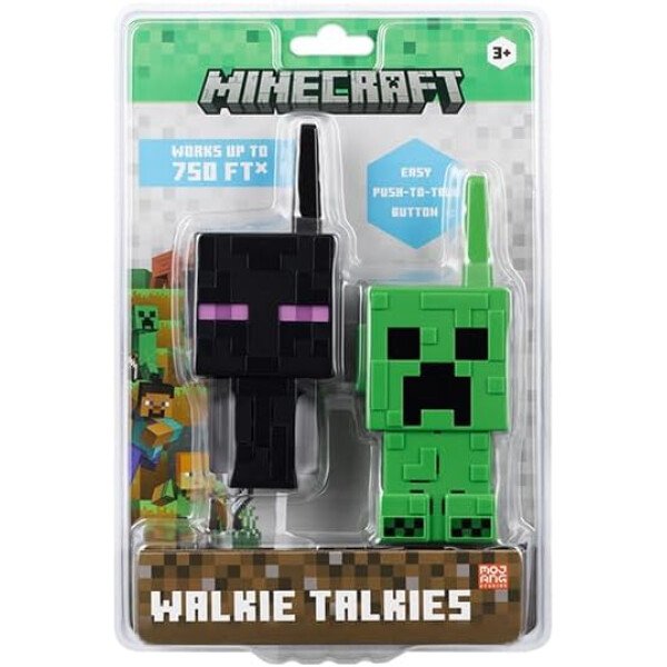 eKids Walkie Talkies de Minecraft para niños, juguetes para interiores y exteriores diseñados para los fanáticos de los juguetes de Minecraft - Imagen 8
