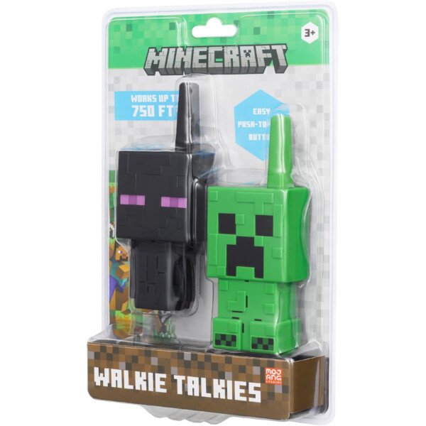 eKids Walkie Talkies de Minecraft para niños, juguetes para interiores y exteriores diseñados para los fanáticos de los juguetes de Minecraft - Imagen 9