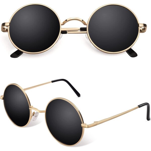 CGID Gafas de sol unisex polarizadas redondas E01 Lennon - Imagen 9
