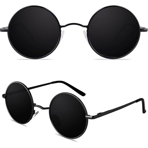 CGID Gafas de sol unisex polarizadas redondas E01 Lennon - Imagen 17