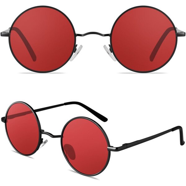 CGID Gafas de sol unisex polarizadas redondas E01 Lennon - Imagen 57