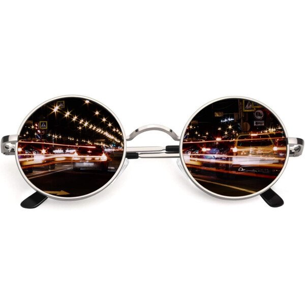 CGID Gafas de sol unisex polarizadas redondas E01 Lennon - Imagen 68