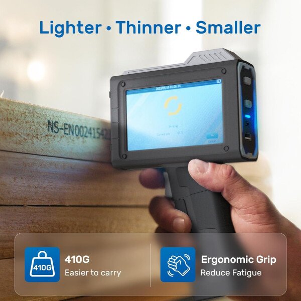 BENTSAI Impresora de inyección de tinta de mano BT-HH6205B recién actualizada con 16 horas de larga duración de 0.5 pulgadas para número de lote, código de fecha, logotipo, número de serie, código de - Imagen 6