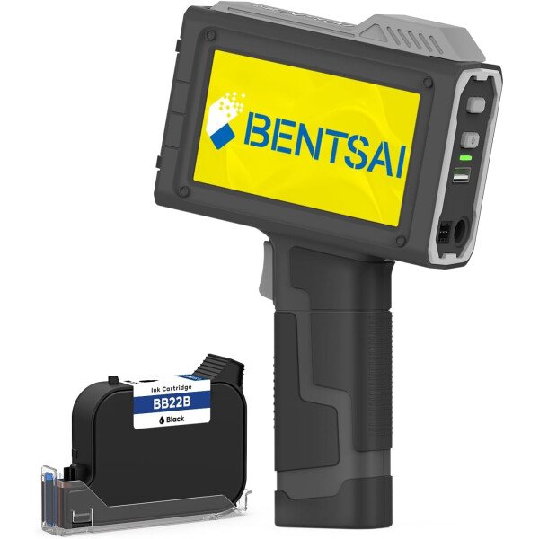 BENTSAI Impresora de inyección de tinta de mano BT-HH6205B recién actualizada con 16 horas de larga duración de 0.5 pulgadas para número de lote, código de fecha, logotipo, número de serie, código de - Imagen 17