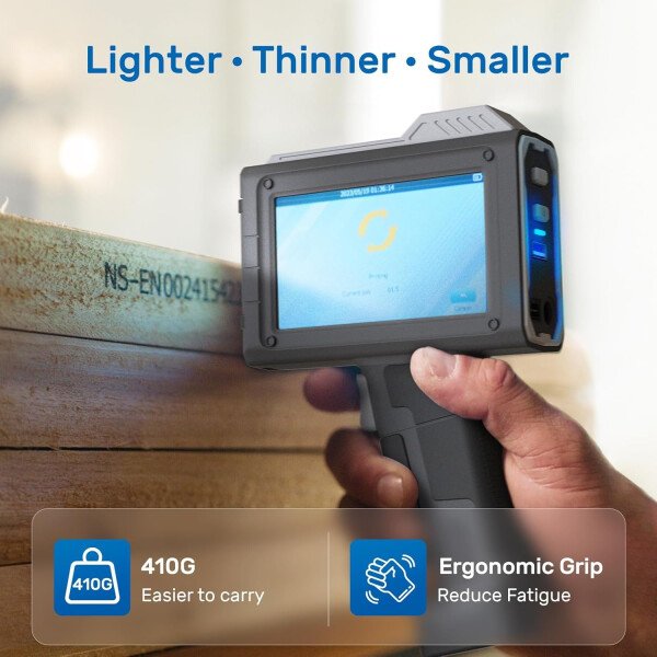 BENTSAI Impresora de inyección de tinta de mano BT-HH6205B recién actualizada con 16 horas de larga duración de 0.5 pulgadas para número de lote, código de fecha, logotipo, número de serie, código de - Imagen 19