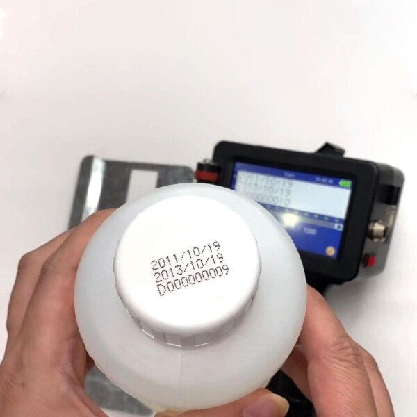 Phezer P15 Impresora de inyección de tinta portátil para superficie plana, boquilla de 0.5 pulgadas para producción de código de barras QRCode, fecha, hora, logotipo, número de lote, impresión en - Imagen 16