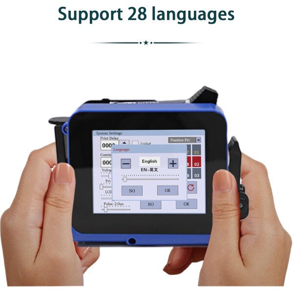 Phezer Mini impresora de inyección de tinta mejorada para superficie plana y curva PC11 Plus, 25 idiomas y cartucho de tinta de secado rápido, dispositivo portátil de marcado de bolsillo para fecha y - Imagen 16
