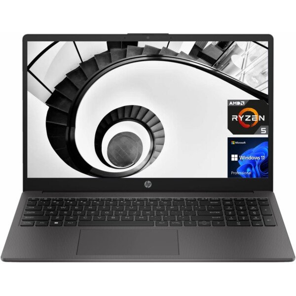 HP Laptop 255 G10, pantalla FHD de 15.6 pulgadas, AMD Ryzen 5 7530U, 32 GB de RAM, SSD de 1 TB, Windows 11 Pro, portátil de negocios para oficina, escuela y uso diario, trabajo y entretenimiento - Imagen 9