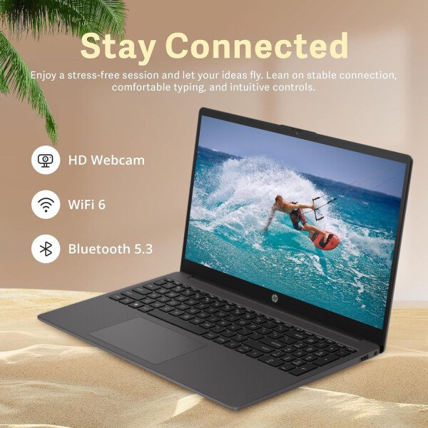 HP Laptop 255 G10, pantalla FHD de 15.6 pulgadas, AMD Ryzen 5 7530U, 32 GB de RAM, SSD de 1 TB, Windows 11 Pro, portátil de negocios para oficina, escuela y uso diario, trabajo y entretenimiento - Imagen 11