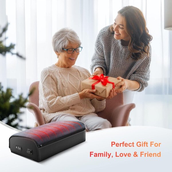 Comfier Reposapiés debajo del escritorio en el trabajo, silla de oficina y reposapiés de escritorio de juegos en casa, reposapiés térmico térmico debajo del escritorio, soporte ergonómico ajustable, - Imagen 7