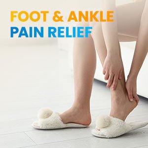 Alivio del dolor de pies y tobillos