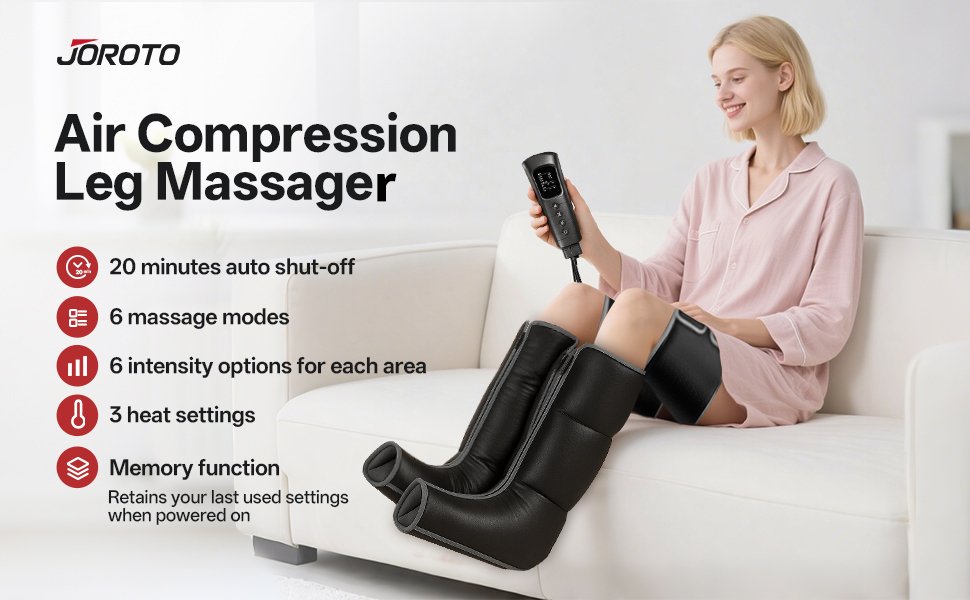 Air compression Leg Massager