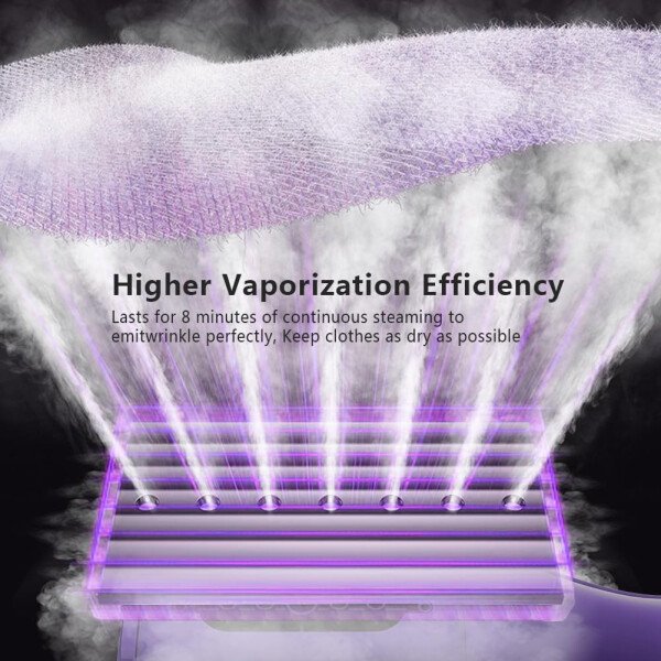 Vaporizador portátil de mano con clip de viaje para ropa, solo 0.9 libras ligeramente, 10 minutos de vapor continuo, mini plancha para viajes y hogar - Imagen 6