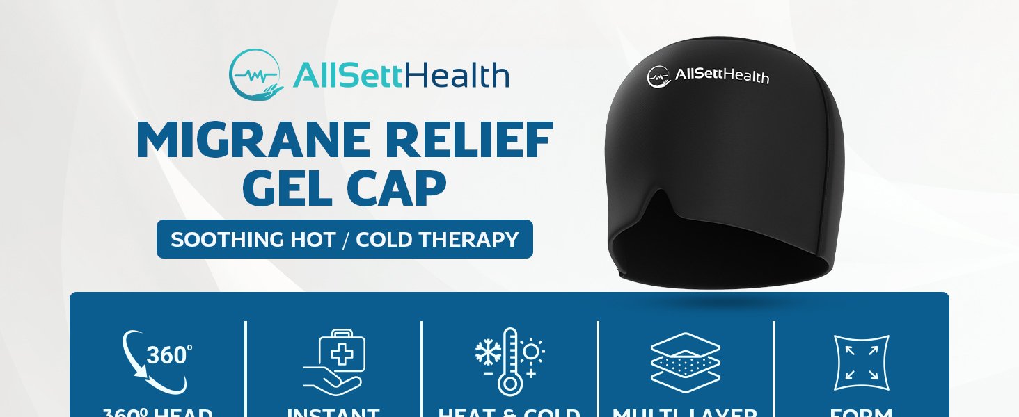 Gorra para aliviar la migraña