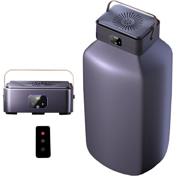 Secadora de ropa portátil, gran capacidad de 44.1 lbs, secado rápido de 650 W, pantalla táctil y control remoto, secadora silenciosa de ahorro de energía para el hogar y viajes (morado)