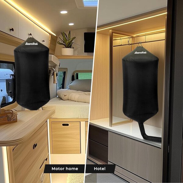 Secadora de ropa portátil – Secadora de ropa de viaje – Ideal para pequeñas cargas de prendas ligeras, además de artículos pequeños como ropa interior y calcetines - Imagen 7