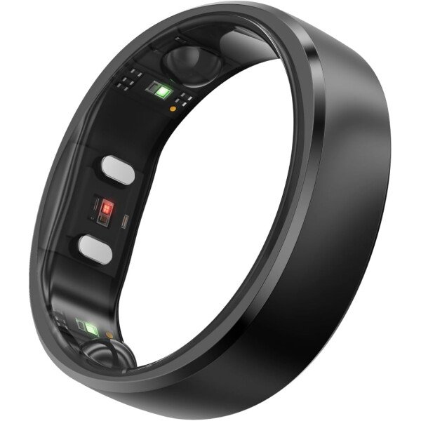 RingConn - Gen 2, anillo inteligente con monitoreo de apnea del sueño, sin suscripción, batería de 12 días, seguimiento de salud, compatible con Android y iOS (plateado, talla 10) - Imagen 8