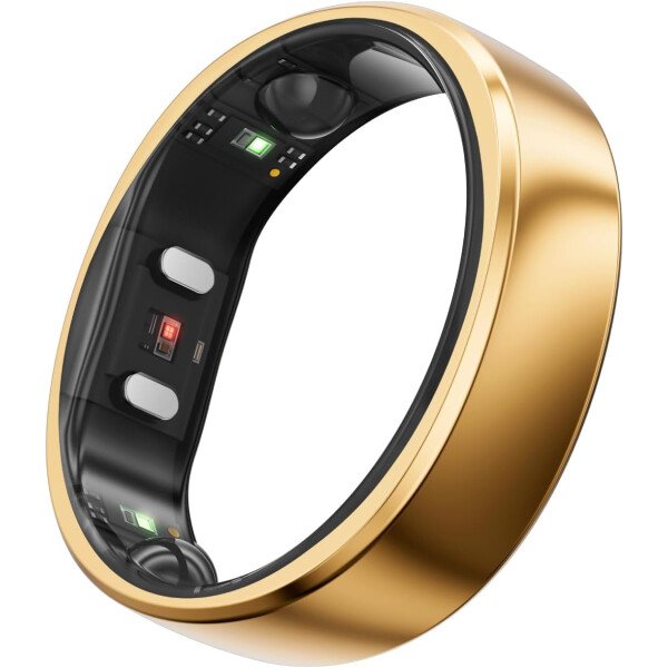 RingConn - Gen 2, anillo inteligente con monitoreo de apnea del sueño, sin suscripción, batería de 12 días, seguimiento de salud, compatible con Android y iOS (plateado, talla 10) - Imagen 23