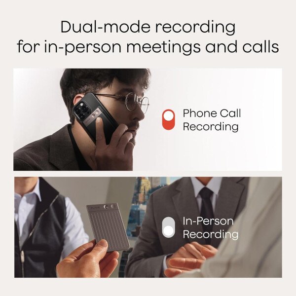 Grabadora de voz AI, grabadora de voz PLAUD Note con funda, control de aplicaciones, transcribir y resumir potenciado por ChatGPT, compatible con 59 idiomas, memoria de 64 GB, grabadora de audio para - Imagen 11