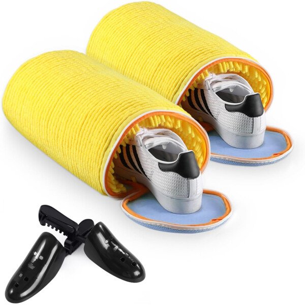 Bolsa de lavado de zapatos para lavadora, fibras esponjosas que mantienen una limpieza envolvente de 360°, árboles de zapatos ajustables, cremallera oculta duradera, bolsa de lavandería - Imagen 15