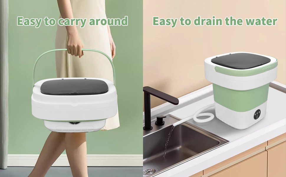Fácil de transportar y drenar el agua