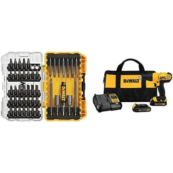 DEWALT - Kit de taladro/destornillador inalámbrico máximo de 20 V, 2 baterías y cargador incluido (DCD771C2) - Imagen 12